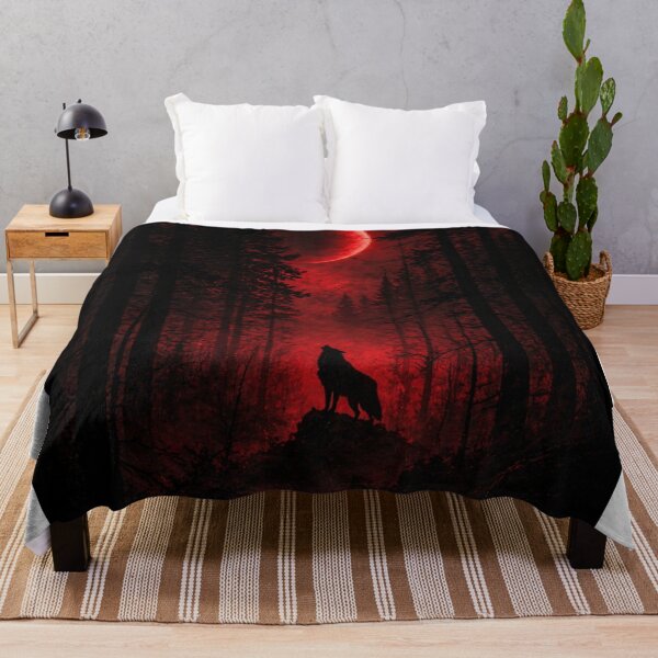 Item preview, Dark Wolf Blood Moon – Shadow Forest Aesthetic Design designed and sold by ShenGha-design.