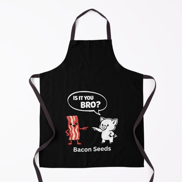 Item preview, Surprised Pig Looking At Bacon Is It You Bro? designed and sold by Jokerstyle.