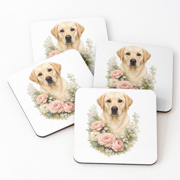 Item preview, Labrador Floral Portrait designed and sold by Liededrom..