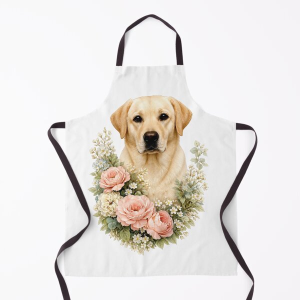 Item preview, Labrador Floral Portrait designed and sold by Liededrom..