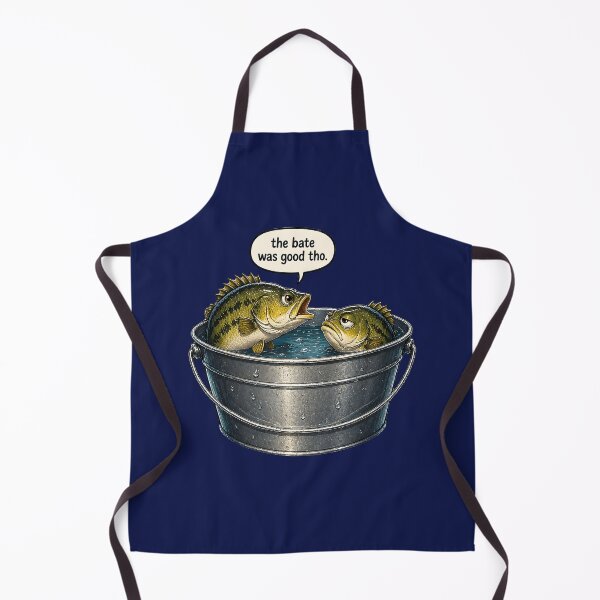Item preview, Funny Fishing Fish In Bucket Design The Bate Was Good Tho Irony Meme Cute Bass Humor Fisherman Gift Idea designed and sold by Motifai.