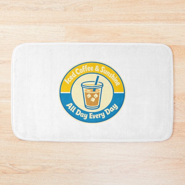 Item preview, Iced Coffee & Sunshine All Day Every Day designed and sold by LuveraxArt.