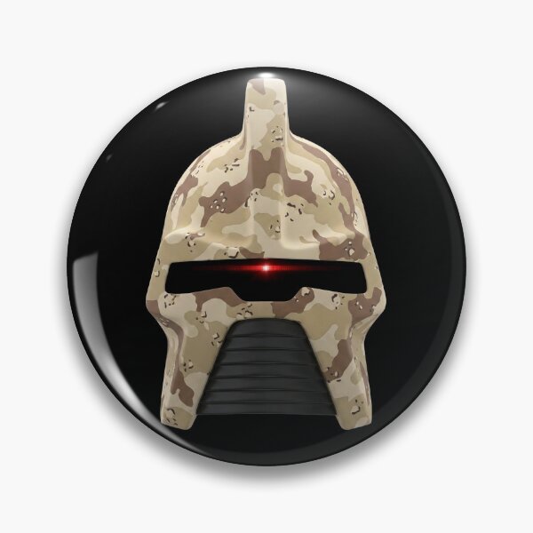 Item preview, Cylon Helmet - Desert Camo designed and sold by The Common Tee.