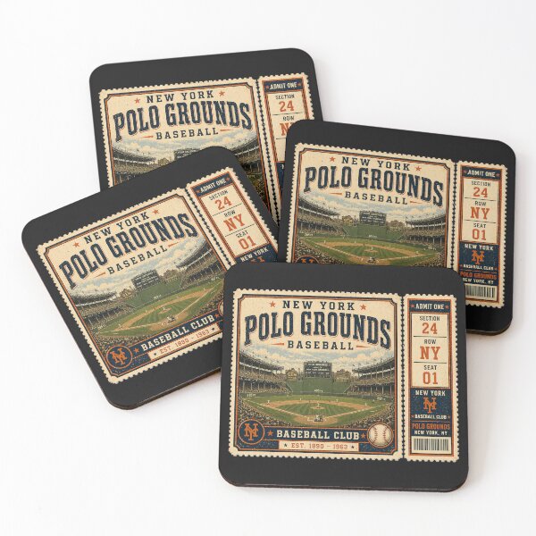 Item preview, New York Baseball Vintage Ticket Stub Polo Grounds Stadium Design designed and sold by GhostDawgs.