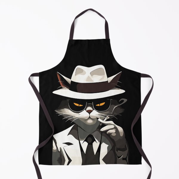 Item preview, Mafia Boss Cat Fedora Suit Noir Art designed and sold by RamyGallery.