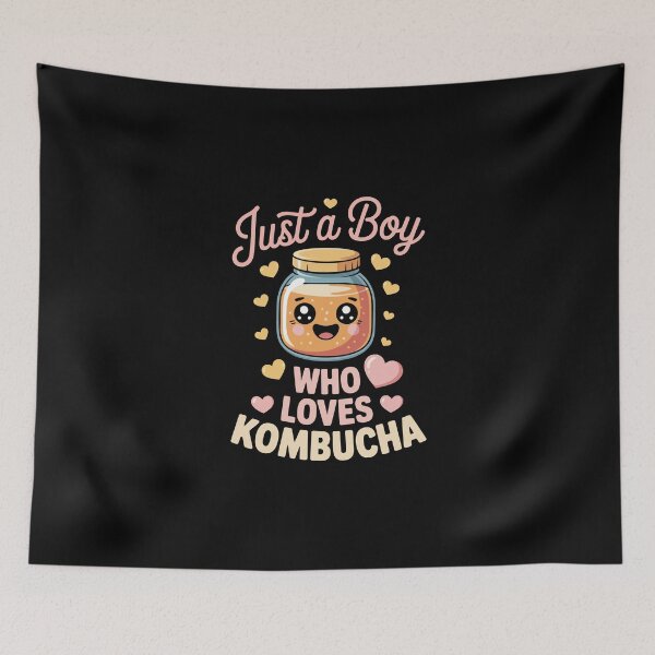 Item preview, Just a Boy Who Loves Kombucha designed and sold by jkrphoto.