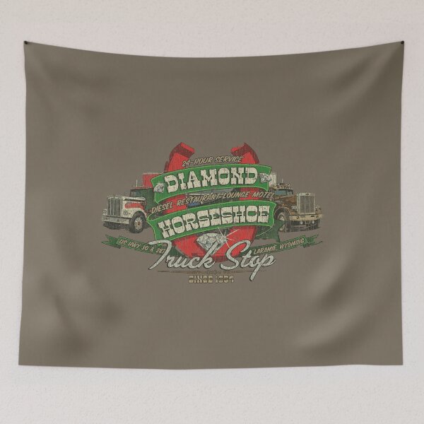 Item preview, Diamond Horseshoe Truck Stop Laramie 1954  designed and sold by AstroZombie6669.