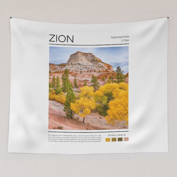 Item preview, Zion National Park - Utah  designed and sold by StudioRedKoala.