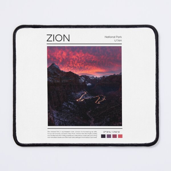 Item preview, Zion National Park - Utah  designed and sold by StudioRedKoala.