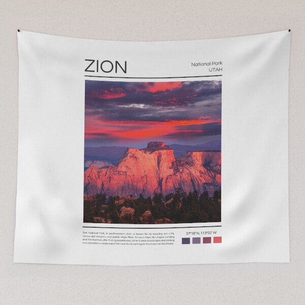 Item preview, Zion National Park - Utah  designed and sold by StudioRedKoala.