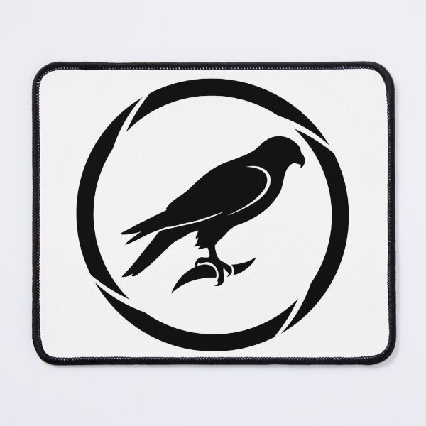 Item preview, Majestic Desert Falcon Silhouette Circle Art designed and sold by Omar-2D.