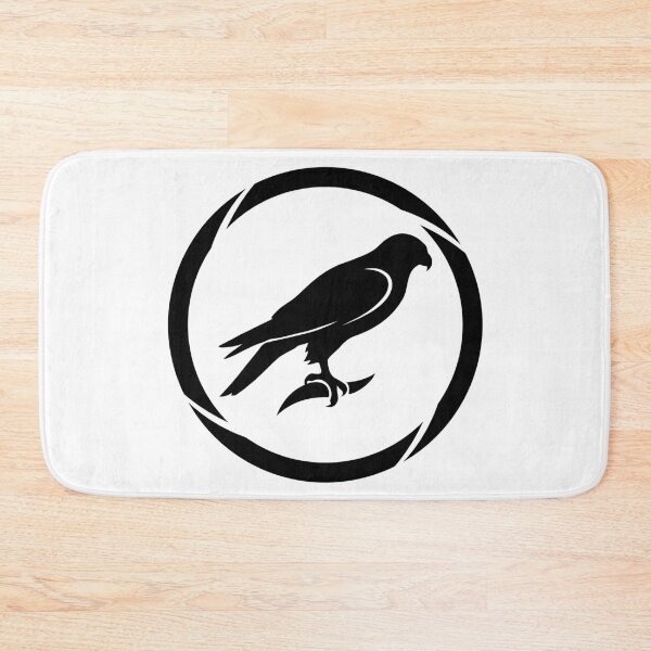 Item preview, Majestic Desert Falcon Silhouette Circle Art designed and sold by Omar-2D.