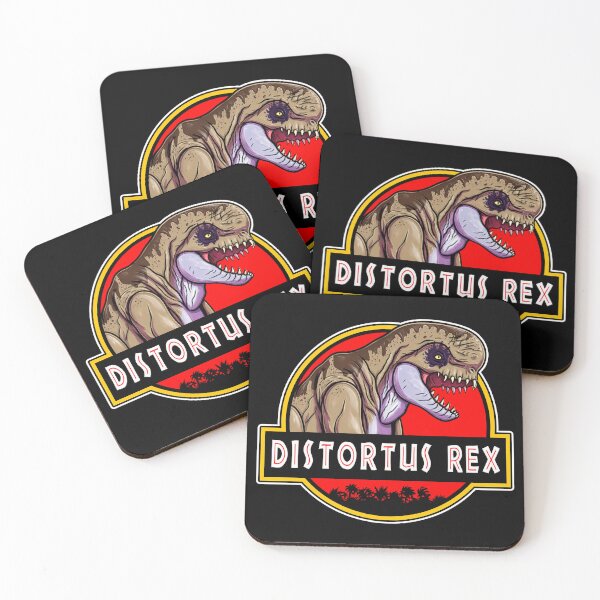Item preview, distortus rex jurassic logo rebirth trex dinosaurs v2 designed and sold by Blck-Acid-Devil.