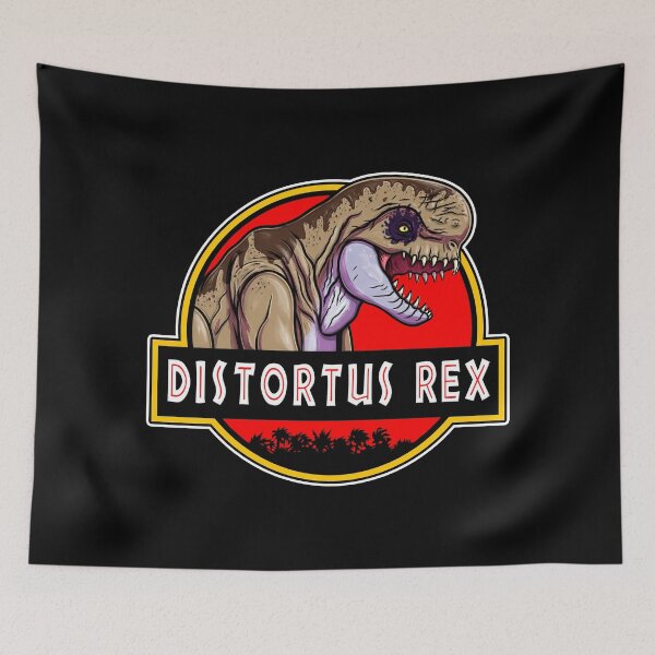 Item preview, distortus rex jurassic logo rebirth trex dinosaurs v2 designed and sold by Blck-Acid-Devil.