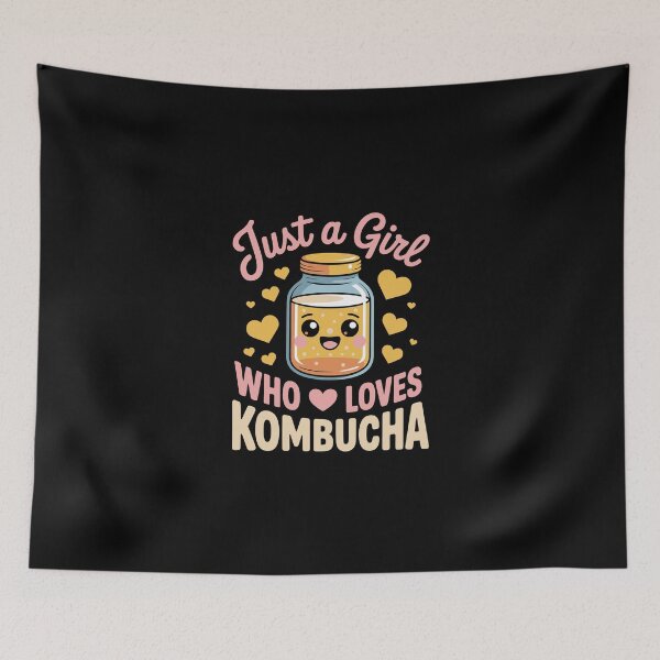 Item preview, Just a Girl Who Loves Kombucha designed and sold by jkrphoto.