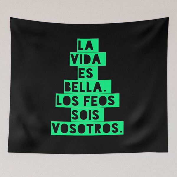 Item preview, La vida es bella... designed and sold by JALNERVION SHOP.