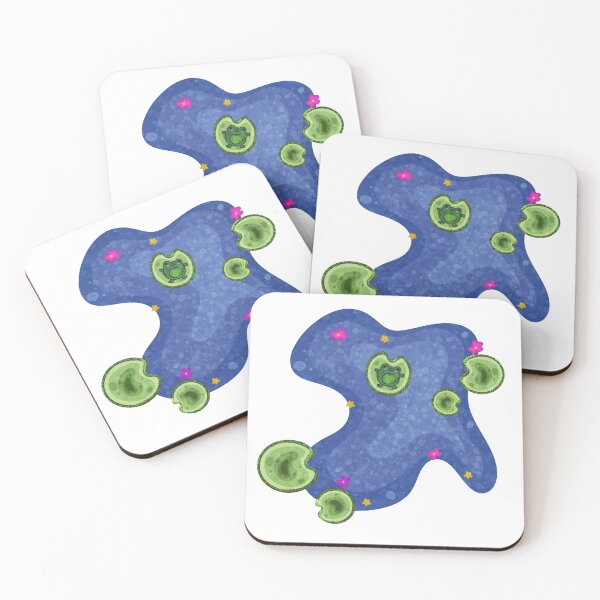 Item preview, Cute Frog on Lily Pad – Kawaii Pond Cartoon Aesthetic designed and sold by Soft rot studio.