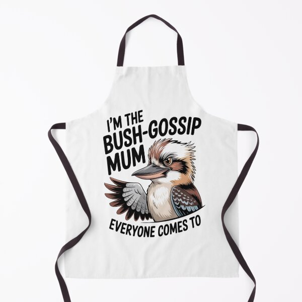 Item preview, Bush‑Gossip Mum Kookaburra Portrait designed and sold by stickercuffs.