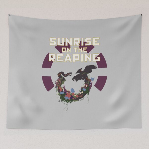 Item preview, Snake and Songbird Floral Circle Sunrise Reaping Inspired Design designed and sold by creatingmouseshop.
