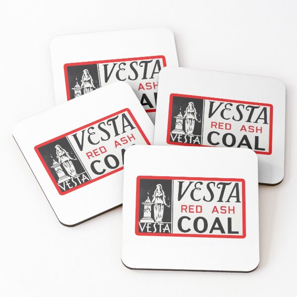 Item preview, Vintage Vesta Red Ash Coal designed and sold by QuayTradingCo.