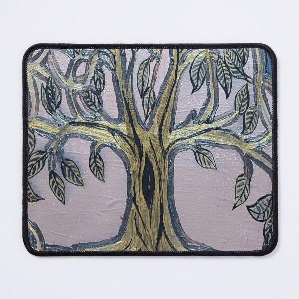 Item preview, Tree of Life in Blue and Gold – Spiritual Symbolic Art designed and sold by bymandyart.
