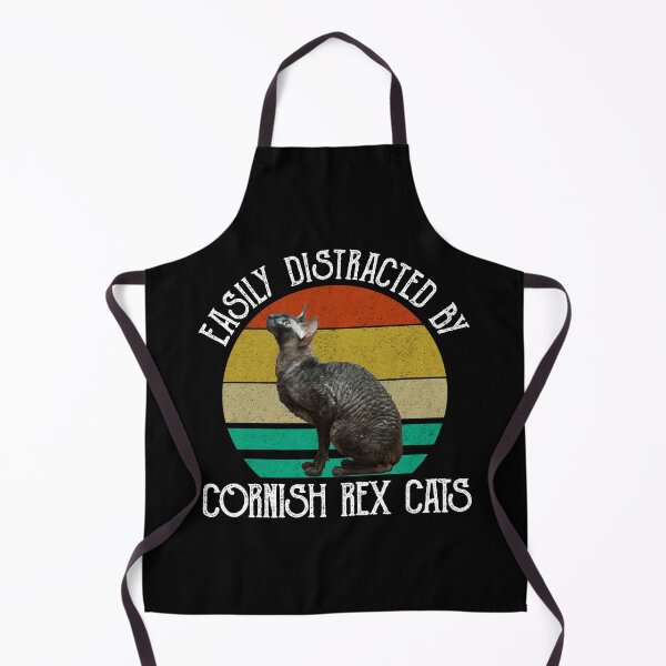 Item preview, Easily Distracted By Cornish Rex Cats designed and sold by Cat Lady Designs.