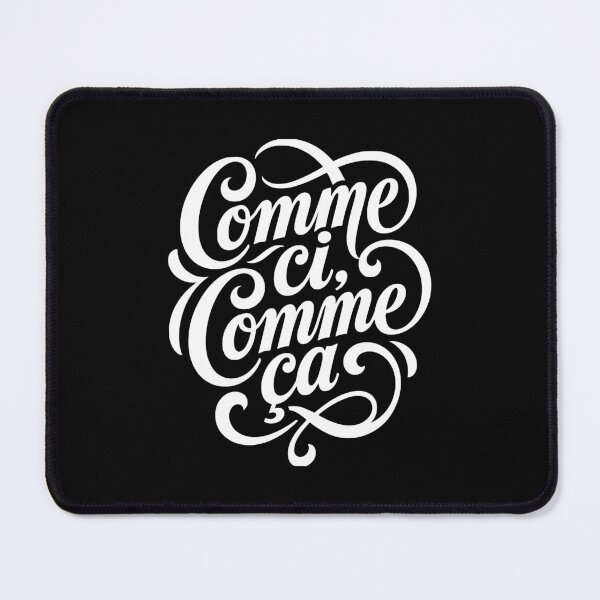 Item preview, Comme ci, comme ça French Indifference Saying designed and sold by AntiqueImages.