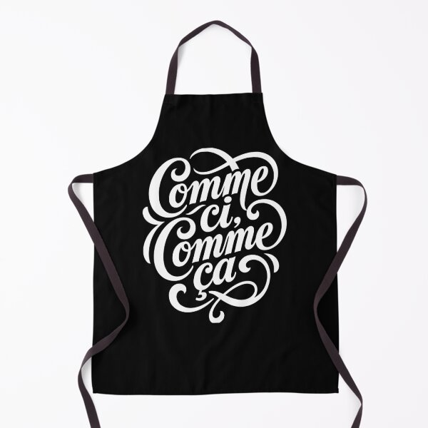 Item preview, Comme ci, comme ça French Indifference Saying designed and sold by AntiqueImages.