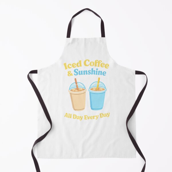 Item preview, Iced Coffee & Sunshine All Day Every Day designed and sold by LuveraxArt.