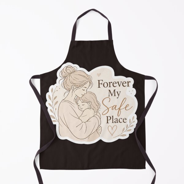Item preview, Forever My Safe Place ? | Minimalist Mom Quote | Aesthetic Motherhood Design designed and sold by Sidra digital art 8277237.