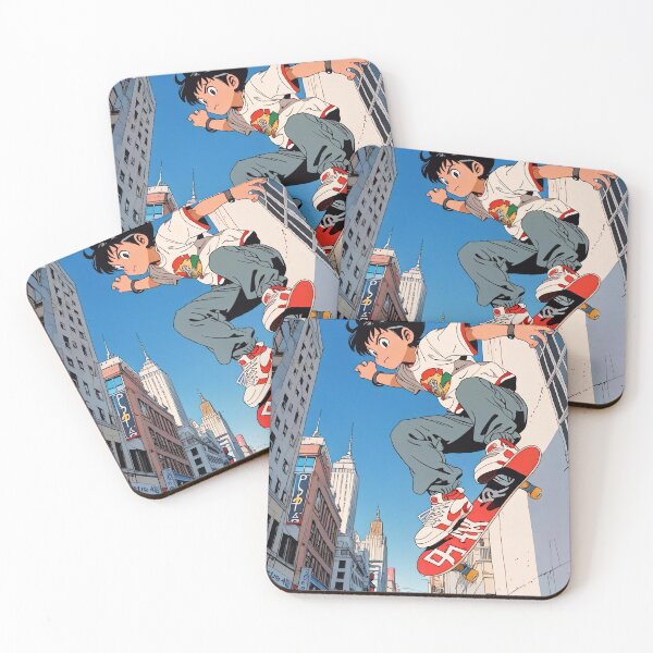 Item preview,  Retro Anime Skater boy Sport 80s VIntage designed and sold by TBestretroShop.