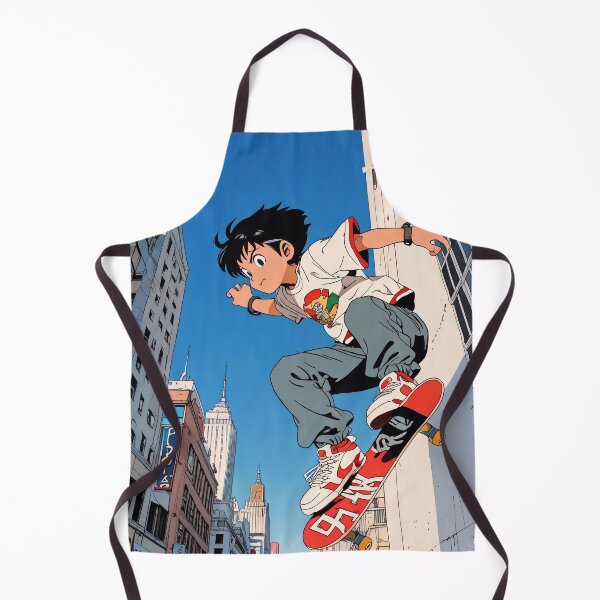 Item preview, Retro Anime Skater boy Sport 80s VIntage designed and sold by TBestretroShop.
