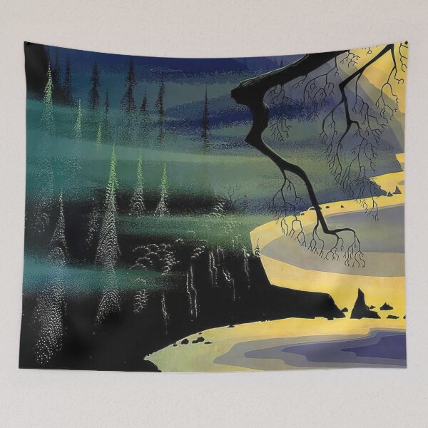 Item preview, Eyvind Earle designed and sold by Art-KaBoom.