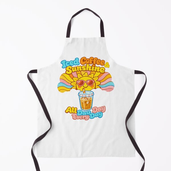Item preview, Iced Coffee & Sunshine All Day Every Day designed and sold by LuveraxArt.