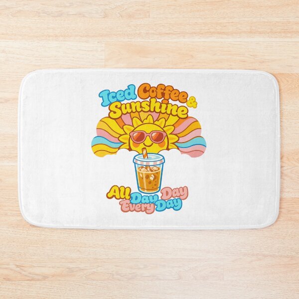 Item preview, Iced Coffee & Sunshine All Day Every Day designed and sold by LuveraxArt.