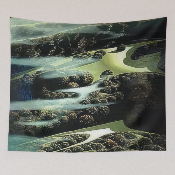 Item preview, Eyvind Earle designed and sold by Art-KaBoom.
