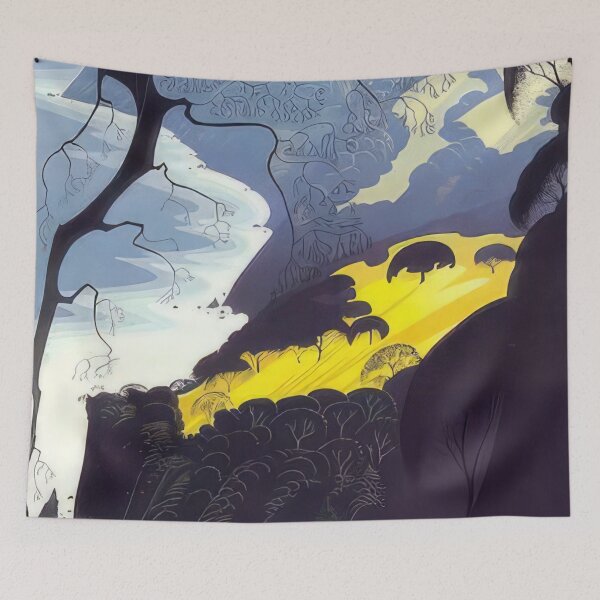 Item preview, Eyvind Earle designed and sold by Art-KaBoom.