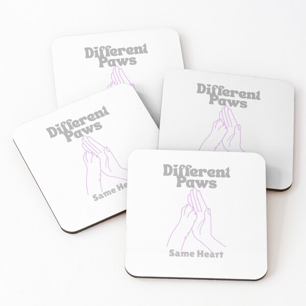 Item preview, Different Paws, Same Heart T-ishirt Design designed and sold by BoldMarks.
