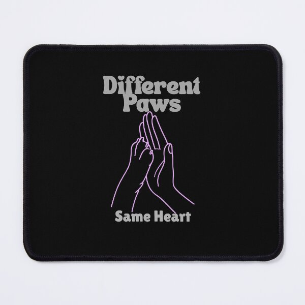 Item preview, Different Paws, Same Heart T-ishirt Design designed and sold by BoldMarkk.