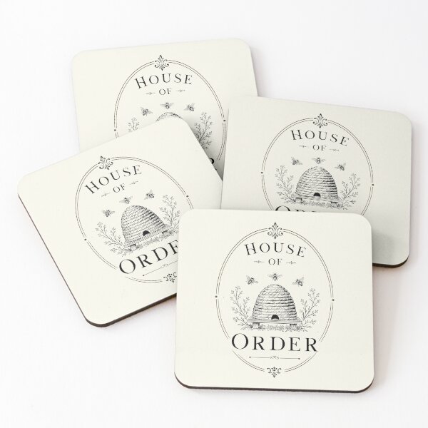 Item preview, House of Order Beehive Design, Vintage Beehive Illustration, Minimalist Heritage Emblem designed and sold by TeesOnRosebud.