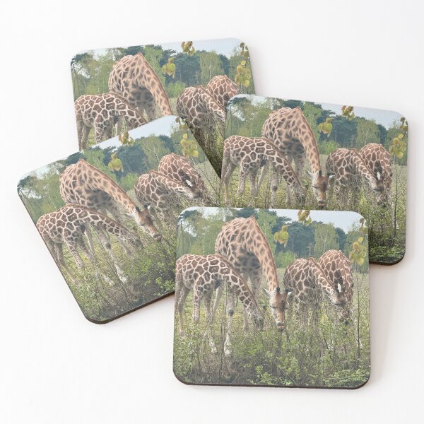 Item preview, Giraffe family having their lunch  designed and sold by LIANNT84.