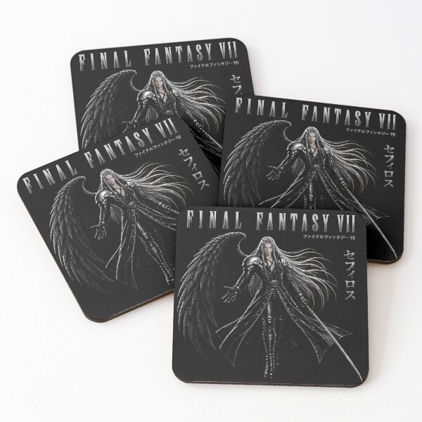 Item preview, FF7 prodigy-sephiroth one-winged dark angel- premium black aesthetic design designed and sold by Trinidesigns123.