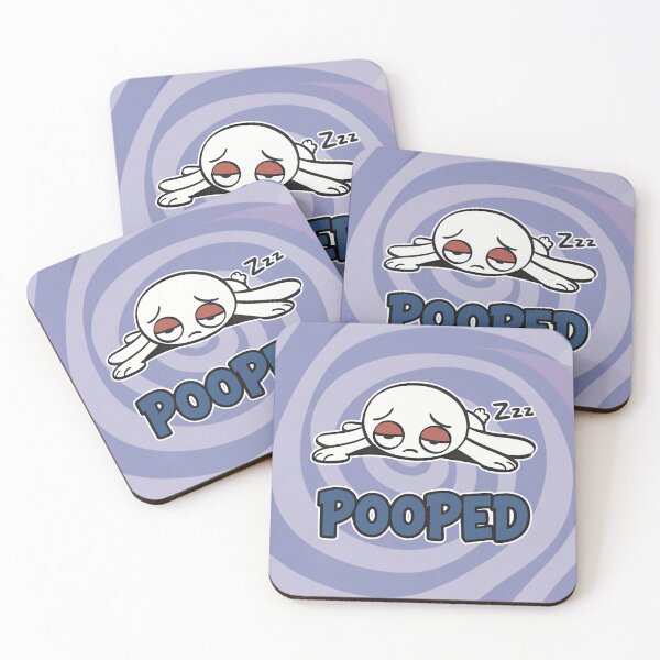 Item preview, Pooped Exhausted Rabbit Cartoon designed and sold by Taridesign.