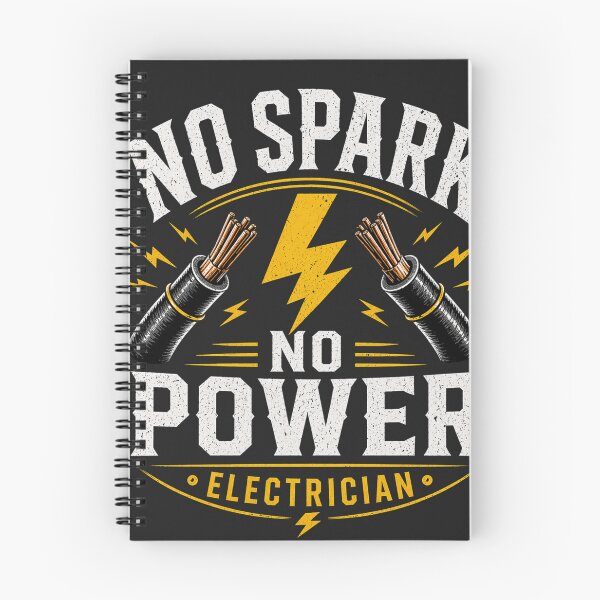 Item preview, No Spark No Power Electrician Cable Design Shirt designed and sold by Drip5.