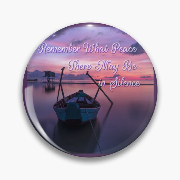 Item preview, Desiderata Silence: Sunset Boat Meditation Art designed and sold by Lainey1978.