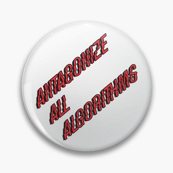 Item preview, Antagonize All Algorithms - Red designed and sold by AndrewACaldwell.