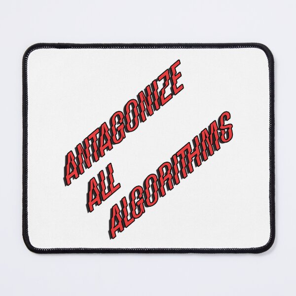 Item preview, Antagonize All Algorithms - Red designed and sold by AndrewACaldwell.