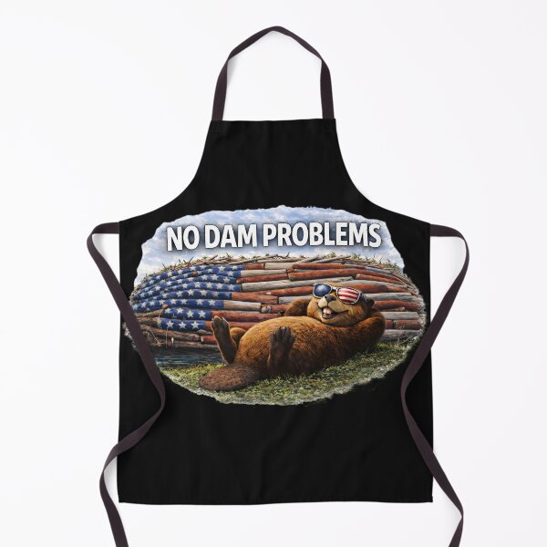 Item preview, Funny Beaver 4th of July Shirt – No Dam Problems designed and sold by FREENATION2026.
