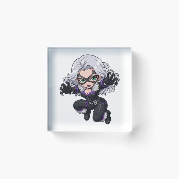 Item preview, Chibi Black Cat – Action Pounce Edition designed and sold by Void Shard Studios.