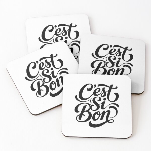 Item preview, C'est Si Bon French Script Lettering Design designed and sold by AntiqueImages.